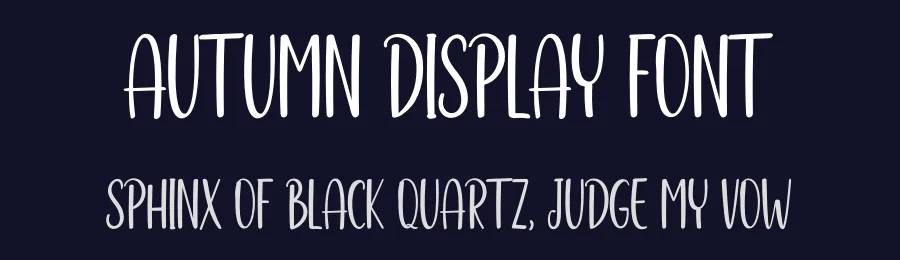 Autumn Display Font by inermediaSTUDIO — Display Font — thumbnail 2