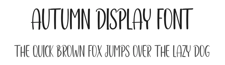 Autumn Display Font by inermediaSTUDIO — Display Font