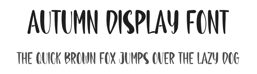 Autumn Display Font by inermediaSTUDIO — Display Font