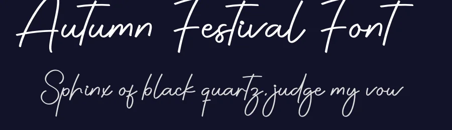 Autumn Festival Font by creativeletter — Script Handwritten Font — thumbnail 2