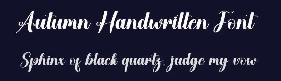 Autumn Handwritten Font by creativeletter — Script Handwritten Font — thumbnail 2
