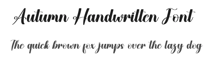 Autumn Handwritten Font by creativeletter — Script Handwritten Font