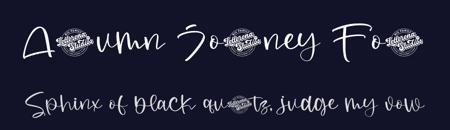 Autumn Journey Font by letterenastudios — Script Handwritten Font — thumbnail 2