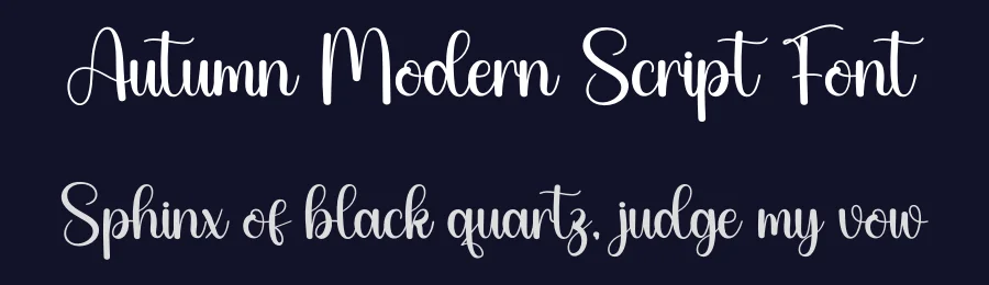 Autumn Modern Script Font by creativeletter — Script Handwritten Font — thumbnail 2