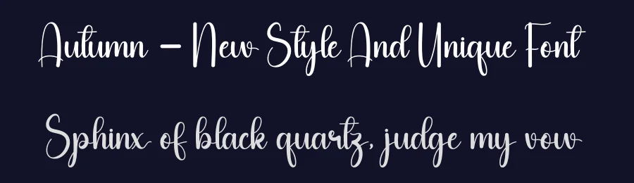 Autumn – New Style And Unique Font by andikastudio — Script Handwritten Font — thumbnail 2