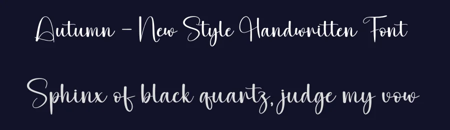 Autumn – New Style Handwritten Font by andikastudio — Script Handwritten Font — thumbnail 2