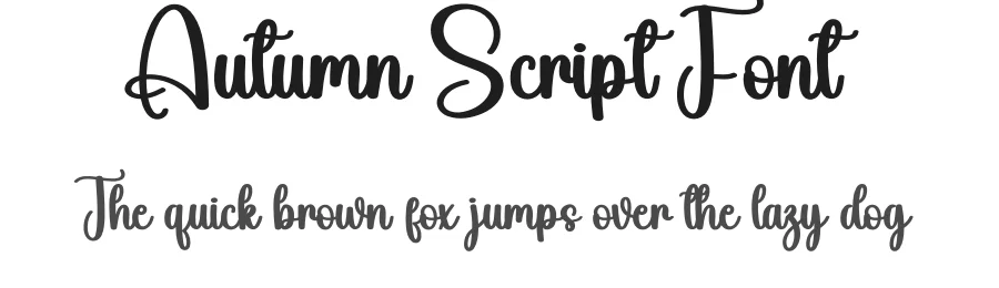 Autumn Script Font by creativeletter — Script Handwritten Font