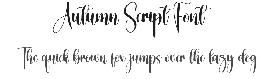 Autumn Script Font by creativeletter — Script Handwritten Font