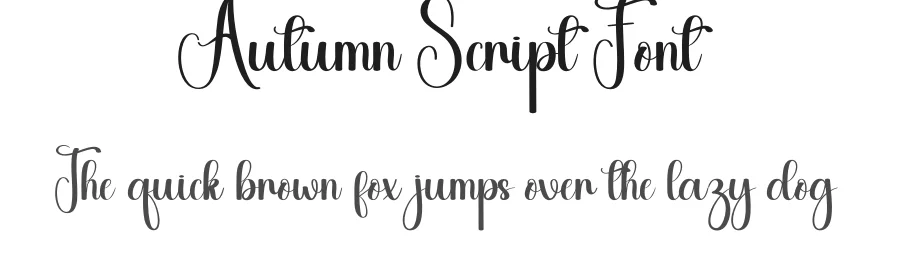 Autumn Script Font by andikastudio — Script Handwritten Font