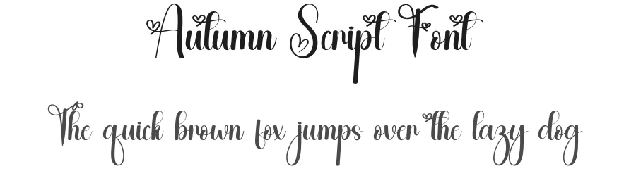 Autumn Script Font by andikastudio — Script Handwritten Font