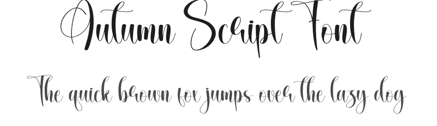 Autumn Script Font by creativeletter — Script Handwritten Font
