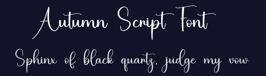 Autumn Script Font by ade gilang — Script Handwritten Font — thumbnail 2