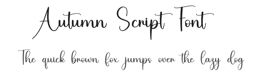 Autumn Script Font by ade gilang — Script Handwritten Font
