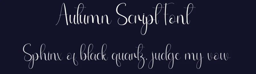 Autumn Script Font by andikastudio — Script Handwritten Font — thumbnail 2