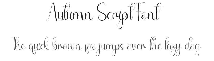 Autumn Script Font by andikastudio — Script Handwritten Font