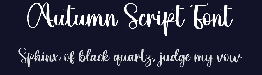Autumn Script Font by creativeletter — Script Handwritten Font — thumbnail 2