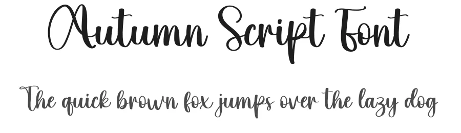 Autumn Script Font by creativeletter — Script Handwritten Font