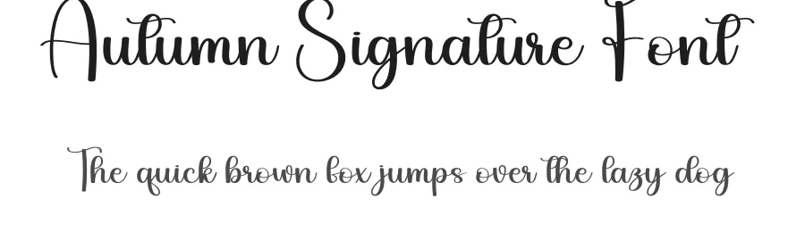 Autumn Signature Font by andikastudio — Script Handwritten Font