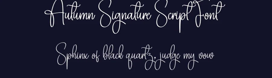 Autumn Signature Script Font by creativeletter — Script Handwritten Font — thumbnail 2