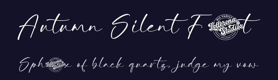 Autumn Silent Font by letterenastudios — Script Handwritten Font — thumbnail 2