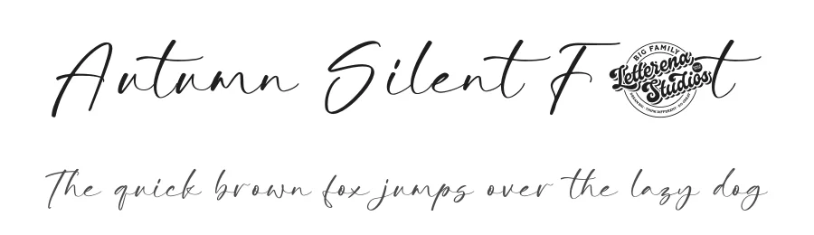 Autumn Silent Font by letterenastudios — Script Handwritten Font