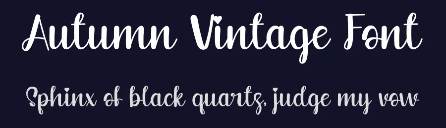 Autumn Vintage Font by levincreative — Script Handwritten Font — thumbnail 2