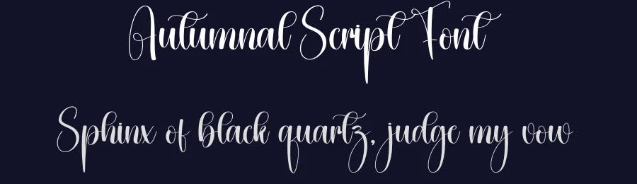 Autumnal Script Font by creativeletter — Script Handwritten Font — thumbnail 2