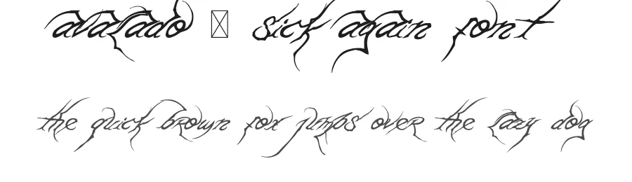 Avalado – Sick Again Font by sick.again — Display Font