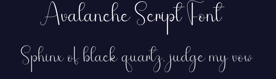Avalanche Script Font by andikastudio — Script Handwritten Font — thumbnail 2