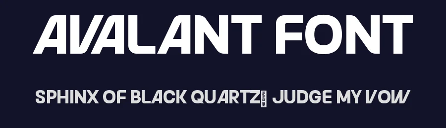 Avalant Font by sixtypefoundry — Display Font — thumbnail 2