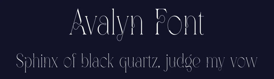 Avalyn Font by vpcreativeshop — Serif Font — thumbnail 2