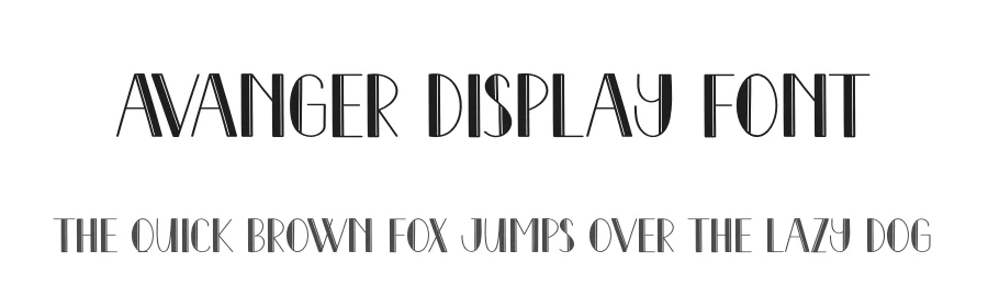 Avanger Display Font by andikastudio — Display Font