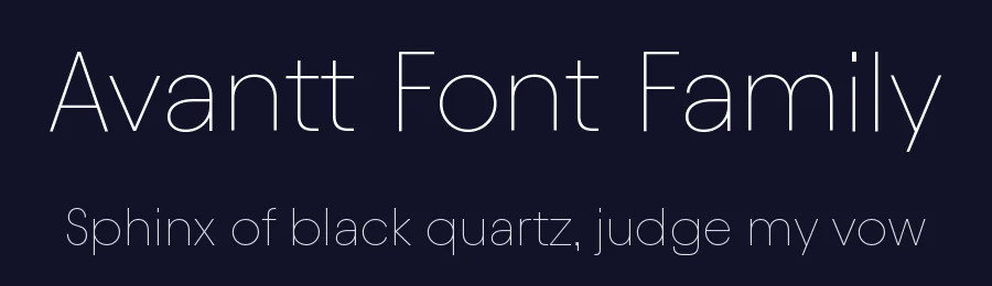 Avantt Font Family by Martin Vácha — Decorative Font — thumbnail 2