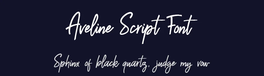 Aveline Script Font by sizimon — Script Handwritten Font — thumbnail 2