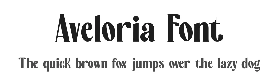 Aveloria Font by zaaintype — Display Font