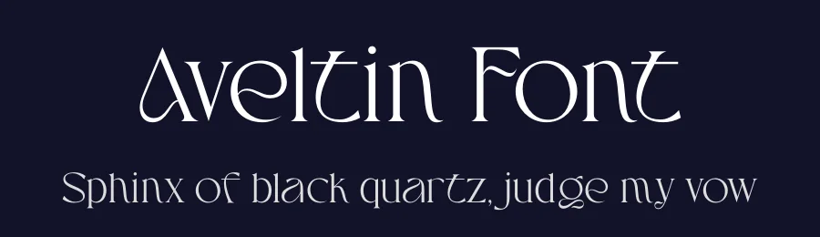 Aveltin Font by Heinzel Std. — Serif Font — thumbnail 2
