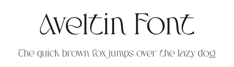 Aveltin Font by Heinzel Std. — Serif Font