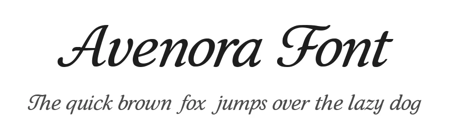 Avenora Font by Mahir Huseyn — Serif Font