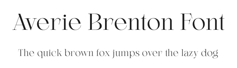 Averie Brenton Font by grezlinestudio — Serif Font
