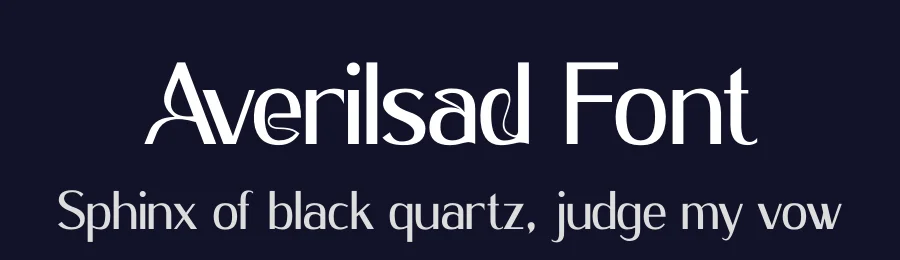 Averilsad Font by Haksen — Sans Serif Font — thumbnail 2