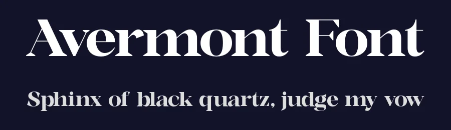 Avermont Font by Propertype — Serif Font — thumbnail 2