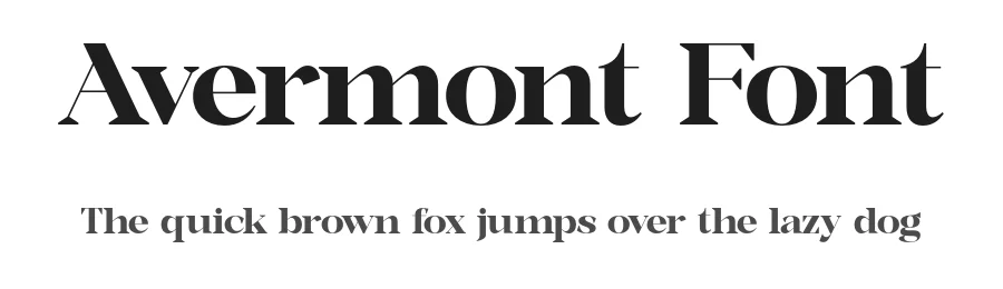 Avermont Font by Propertype — Serif Font
