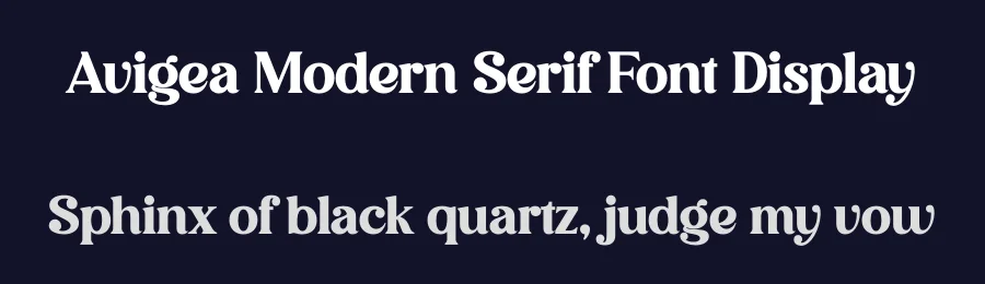 Avigea Modern Serif Font Display by Storytype — Decorative Font — thumbnail 2