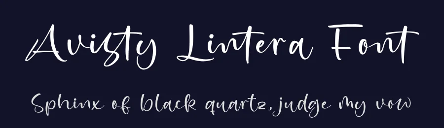 Avisty Lintera Font by stylishtype.co — Script Handwritten Font — thumbnail 2