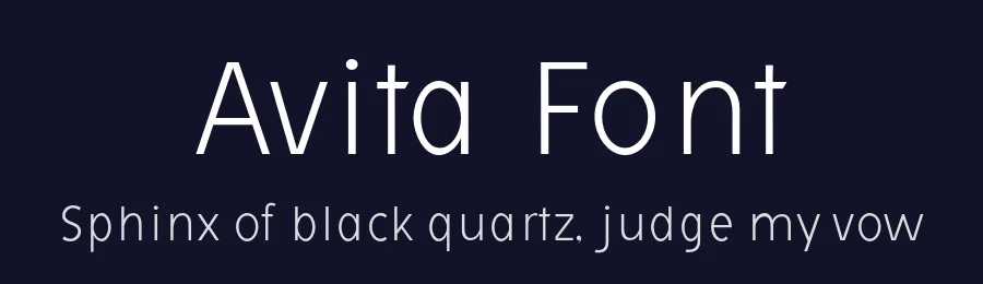 Avita Font by Dedekurniawan — Sans Serif Font — thumbnail 2