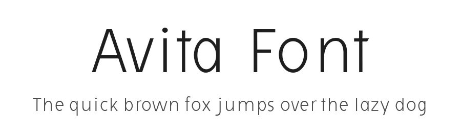 Avita Font by Dedekurniawan — Sans Serif Font