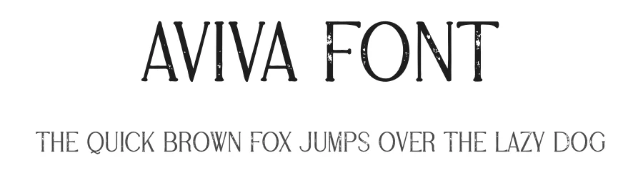 Aviva Font by vpcreativeshop — Display Font