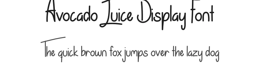 Avocado Juice Display Font by levincreative — Decorative Font