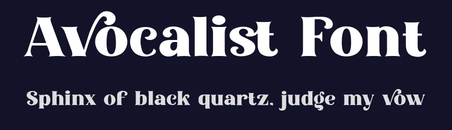 Avocalist Font by Dantype — Display Font — thumbnail 2