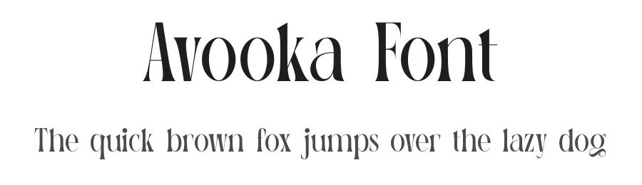 Avooka Font by ErmediaStudio — Serif Font